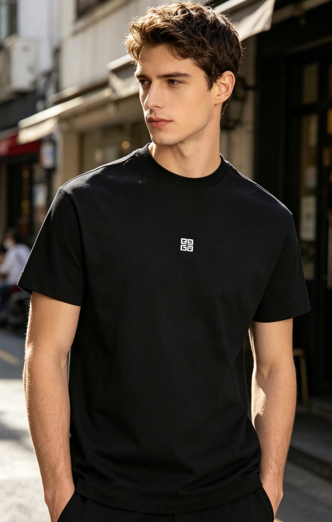 Small 4G Logo T-Shirt | Black