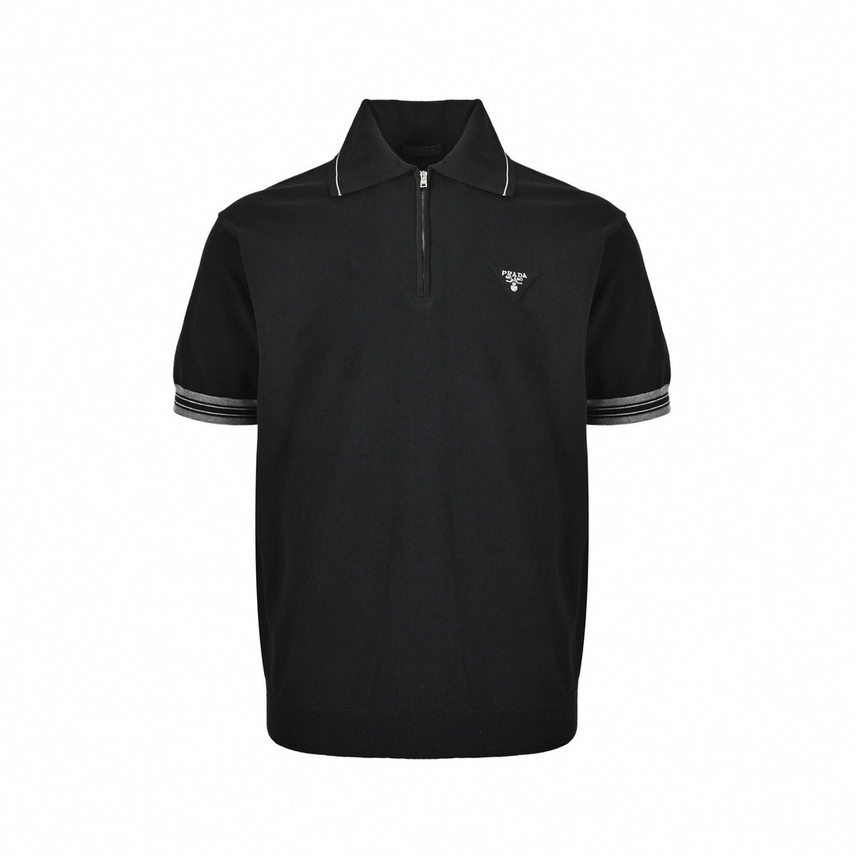 Half-Zip Logo Polo Shirt