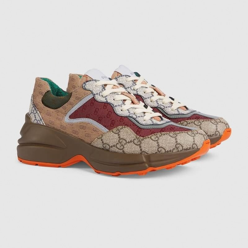Rhyton Multi-Color GG Canvas Sneakers