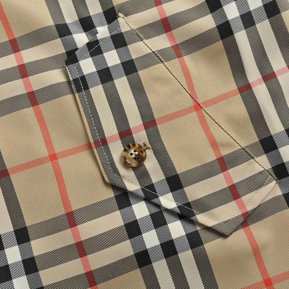 Vintage Check Harrington Jacket | Beige