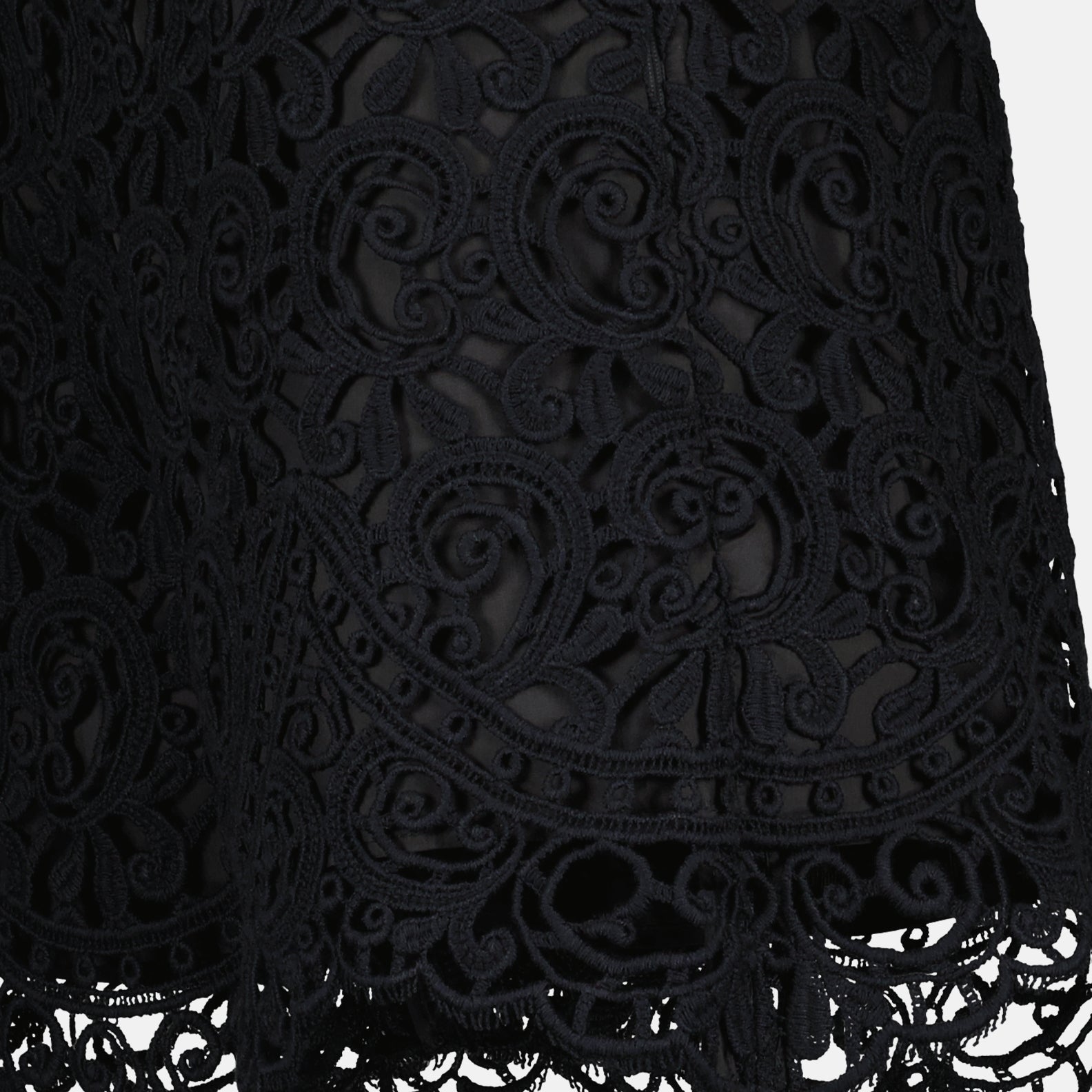 Macrame lace shorts