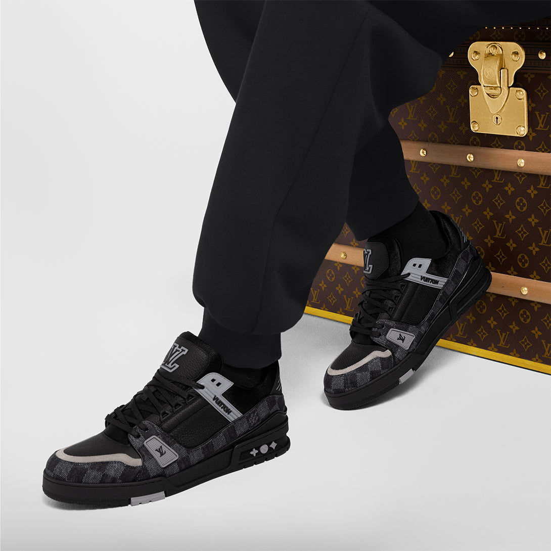 LV Trainer Sneaker | Black & Grey Damier