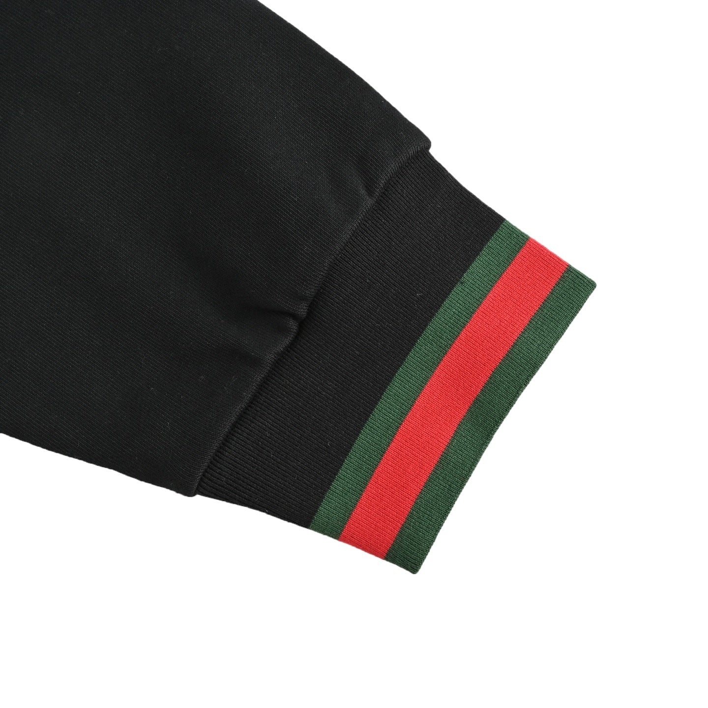 Embroidered Logo Web Trim Sweatshirt | Black