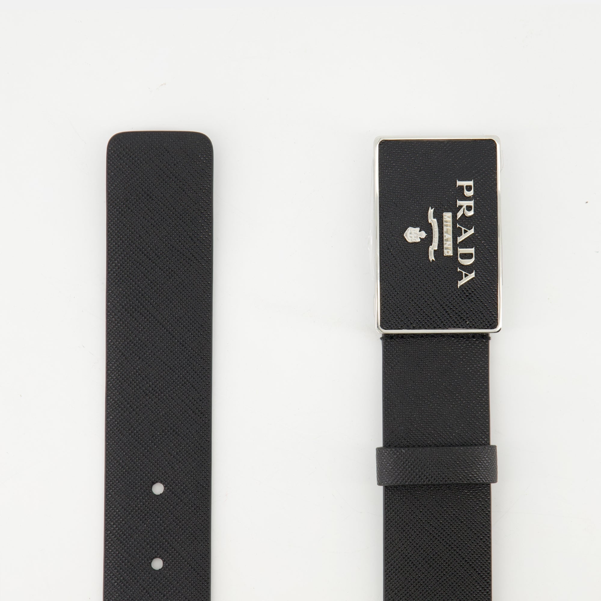 Saffiano Leather Belt