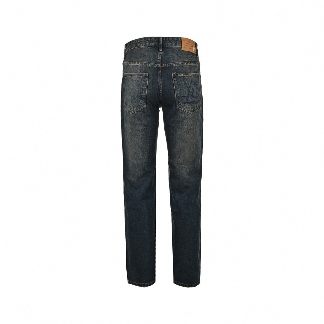 Hammer & Nail Embroidered Carpenter Denim | Vintage Blue