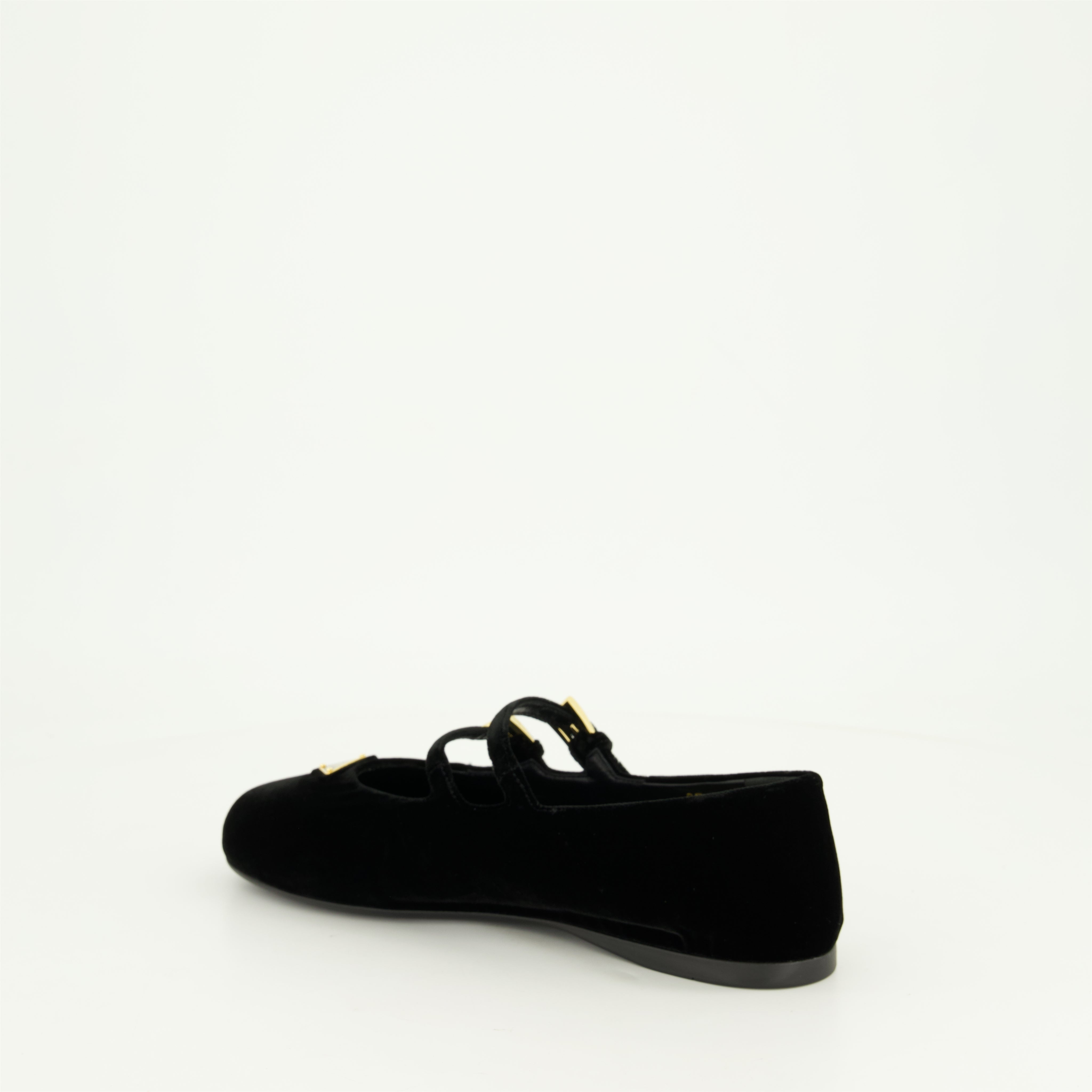 Velvet Ballet Flats