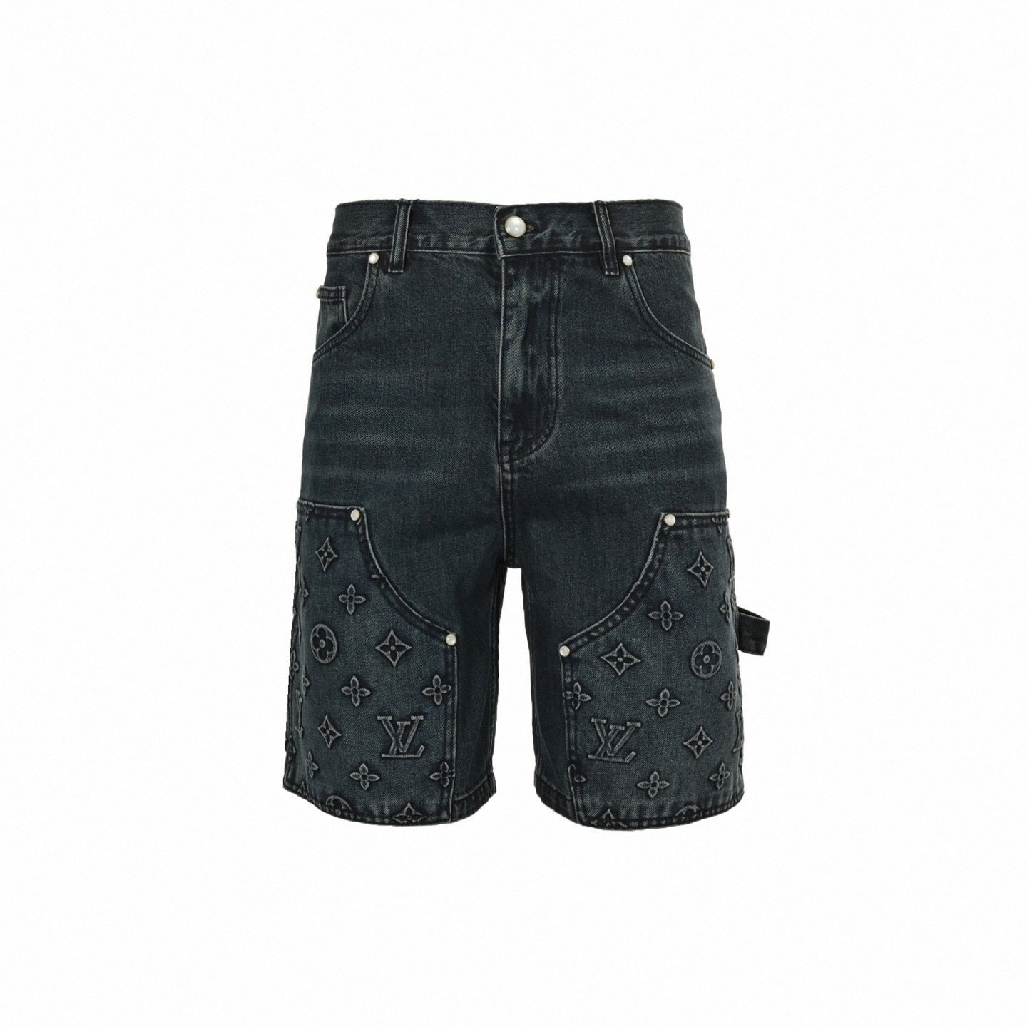 Monogram Embossed Carpenter Shorts