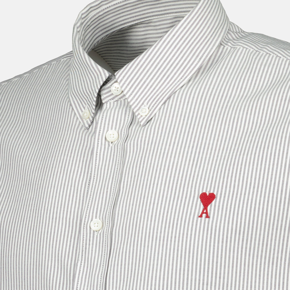 White Striped Ami de Coeur Shirt
