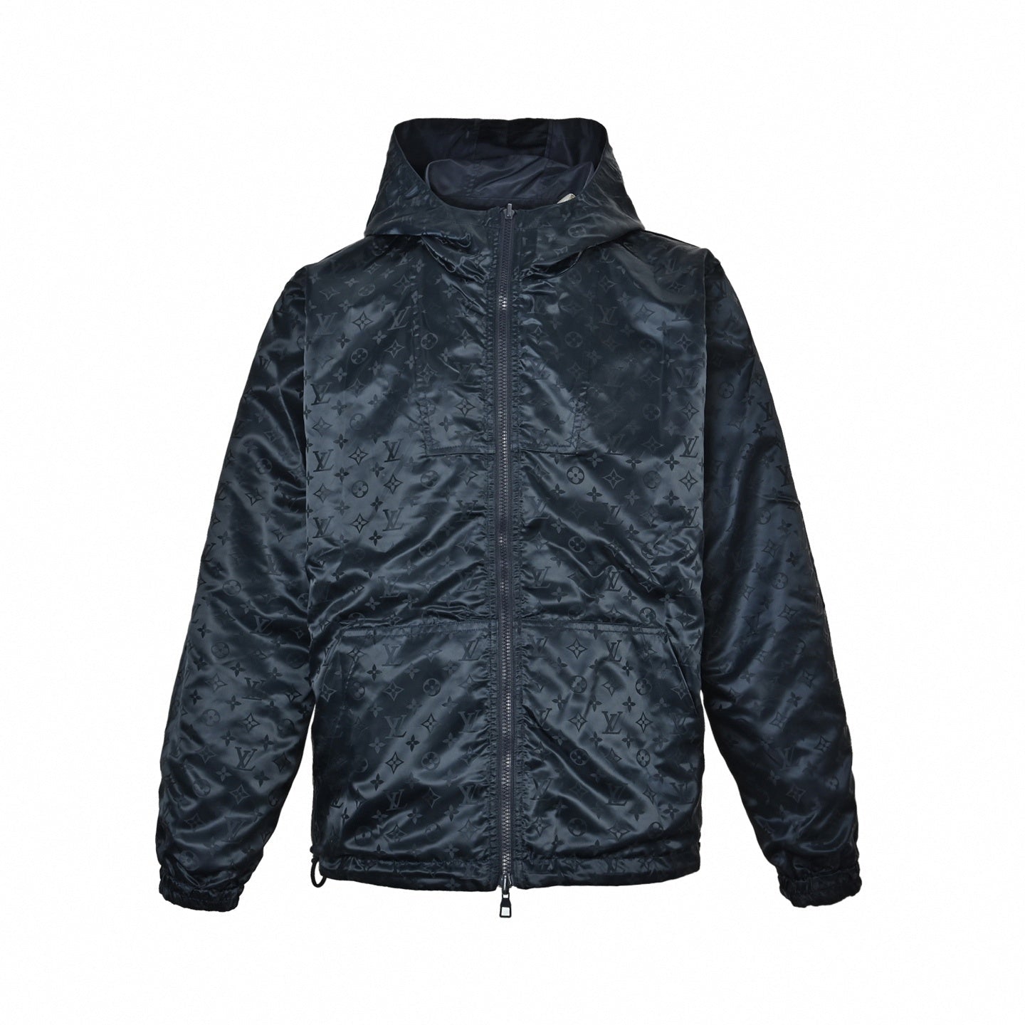Reversible Monogram Staples Edition Windbreaker - Navy