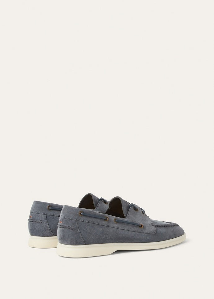 Sea-Sail Walk Suede Shoes - Slate Blue