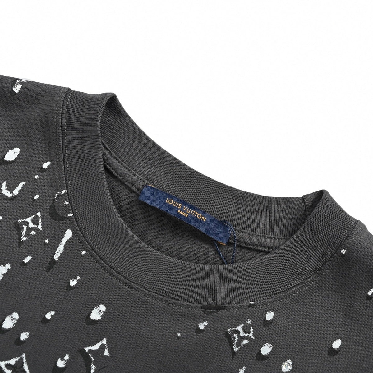 Monogram Water Drop T-Shirt | Charcoal Grey