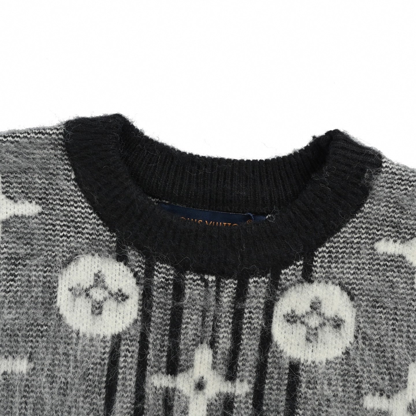 Brushed Knit Monogram Sweater
