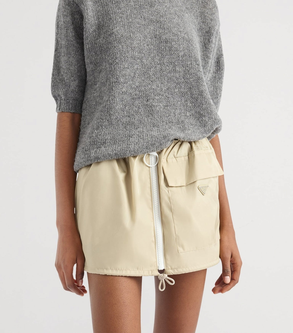 Re-Nylon Mini Skirt