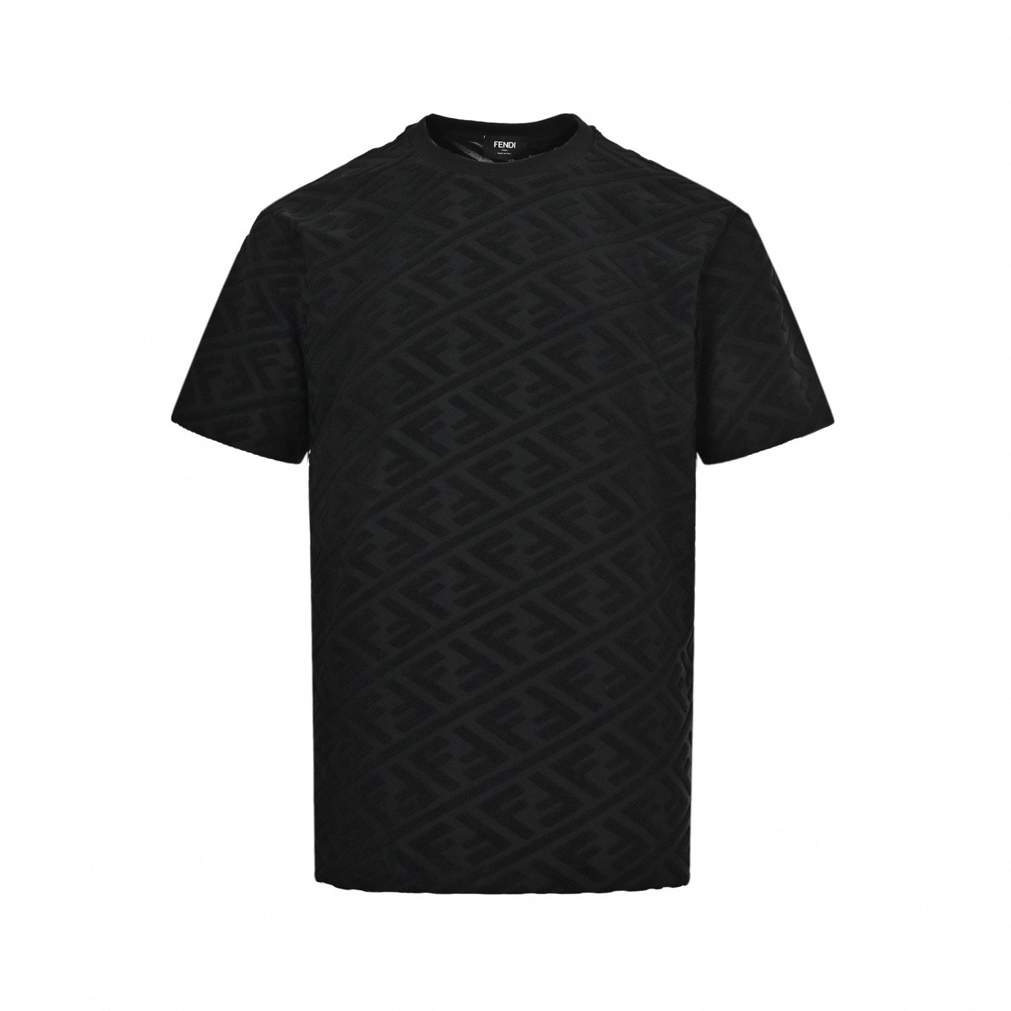 FF Jacquard Sponge T-Shirt - Black