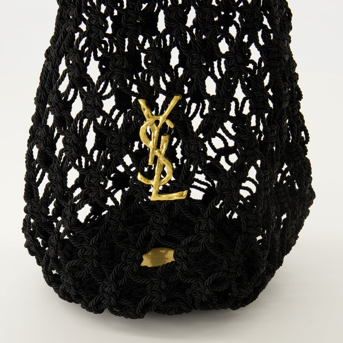 Black Crochet Bag