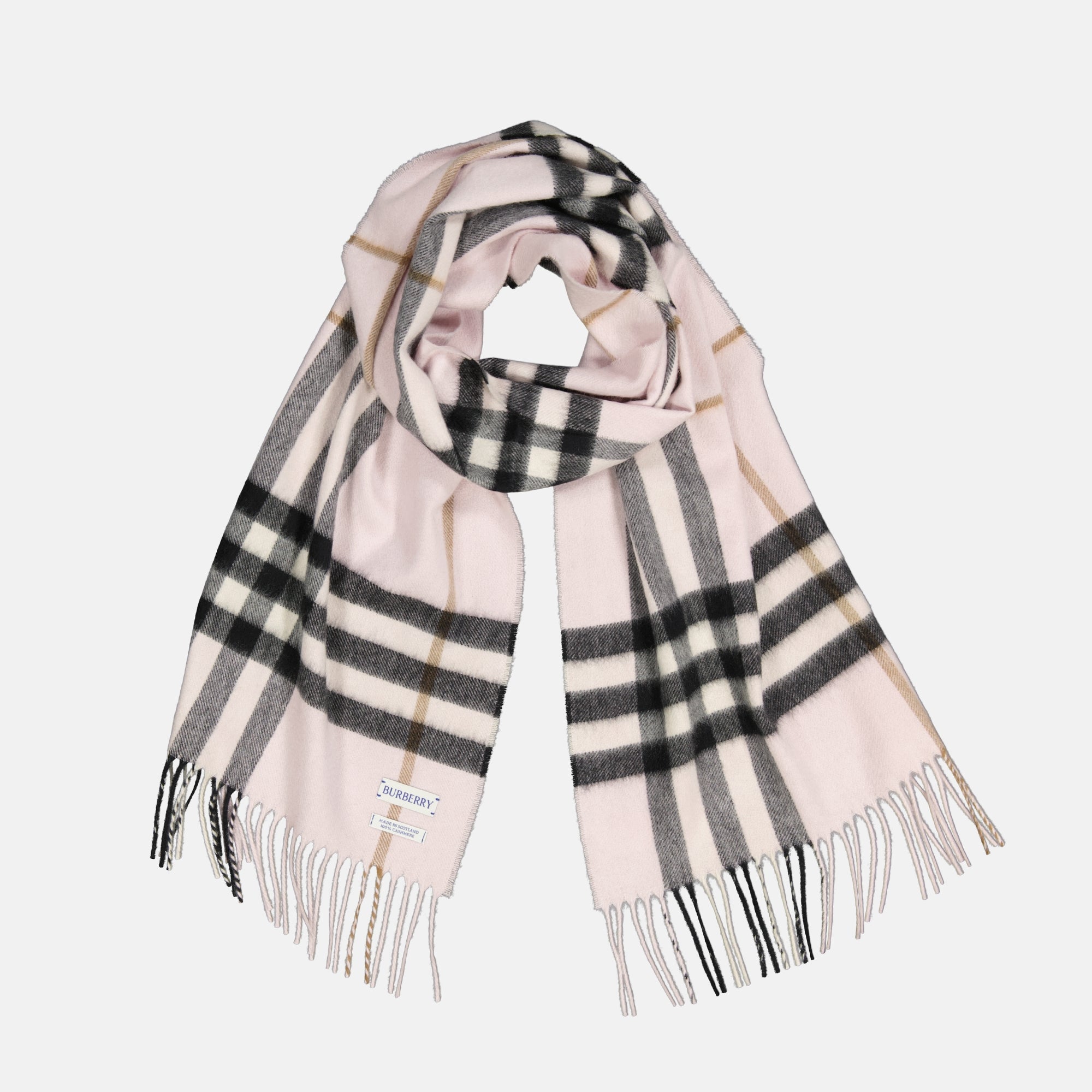 Check Plaid Scarf