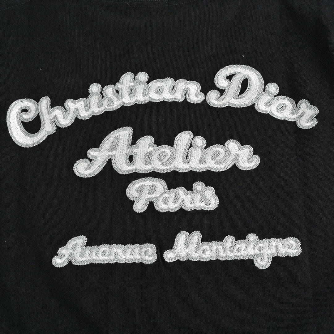 "Christian Dior Atelier" Pocket T-Shirt - Black
