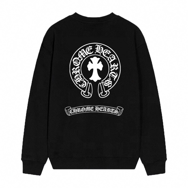 Horseshoe Cross Logo Crewneck Sweatshirt
