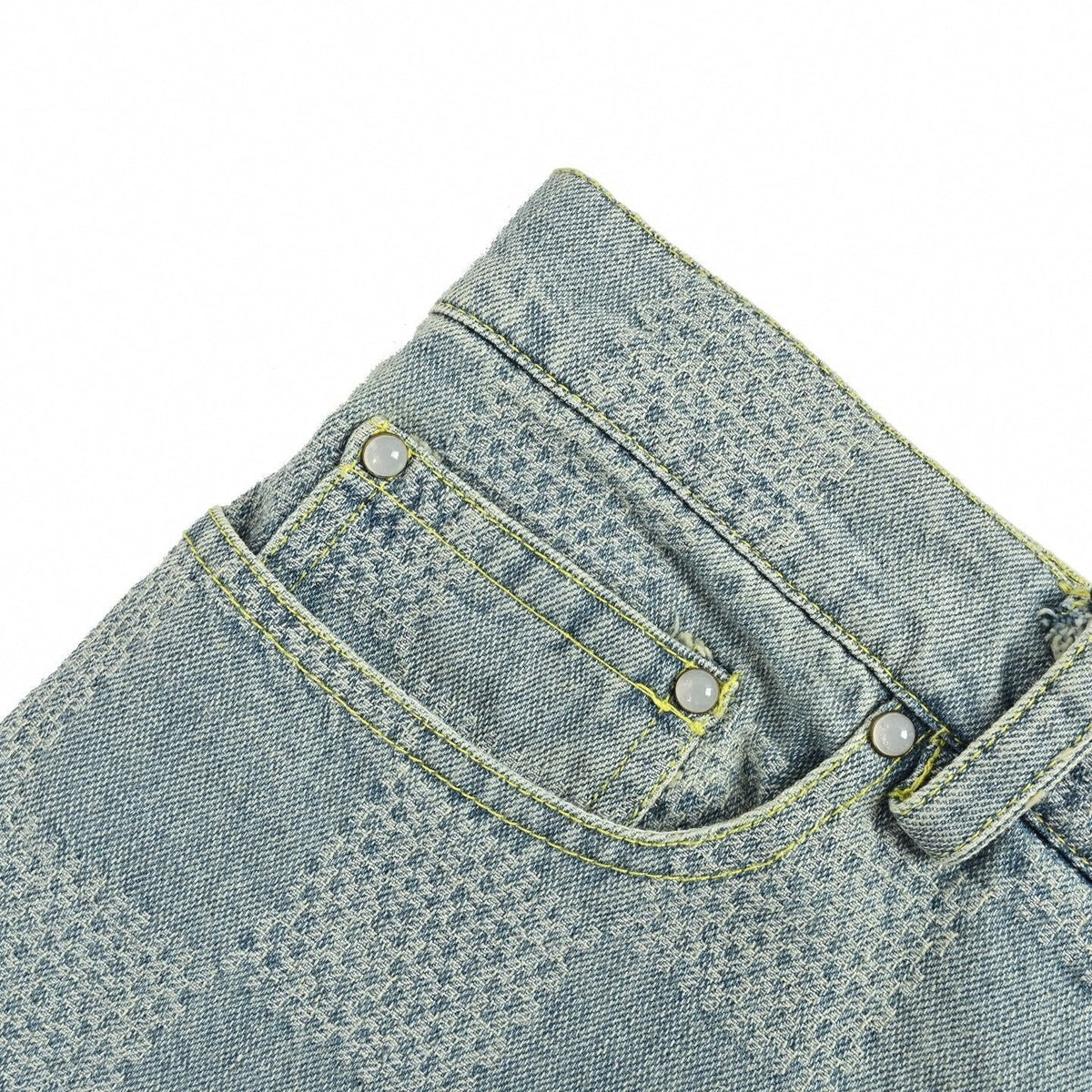 Damier Pop Denim Set | Light Indigo