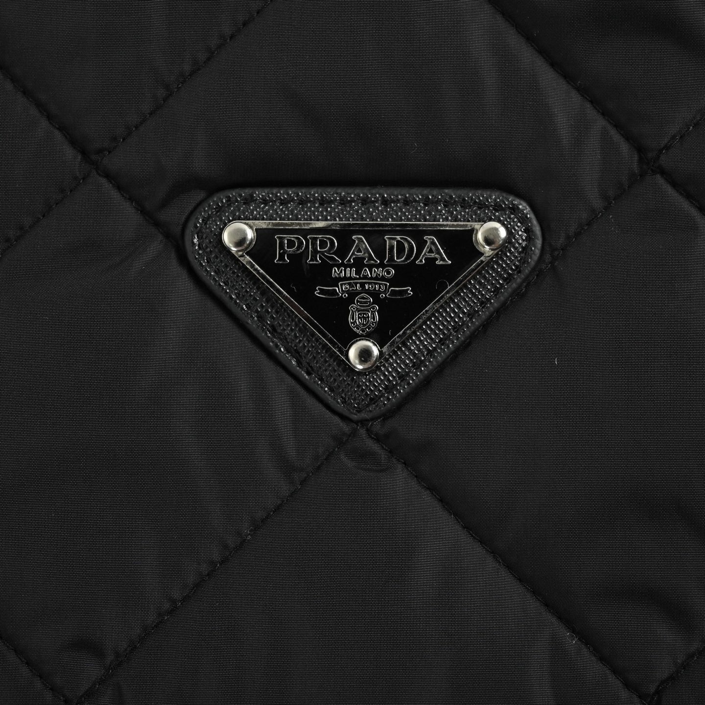 Re-Nylon Quilted Jacket | Black
