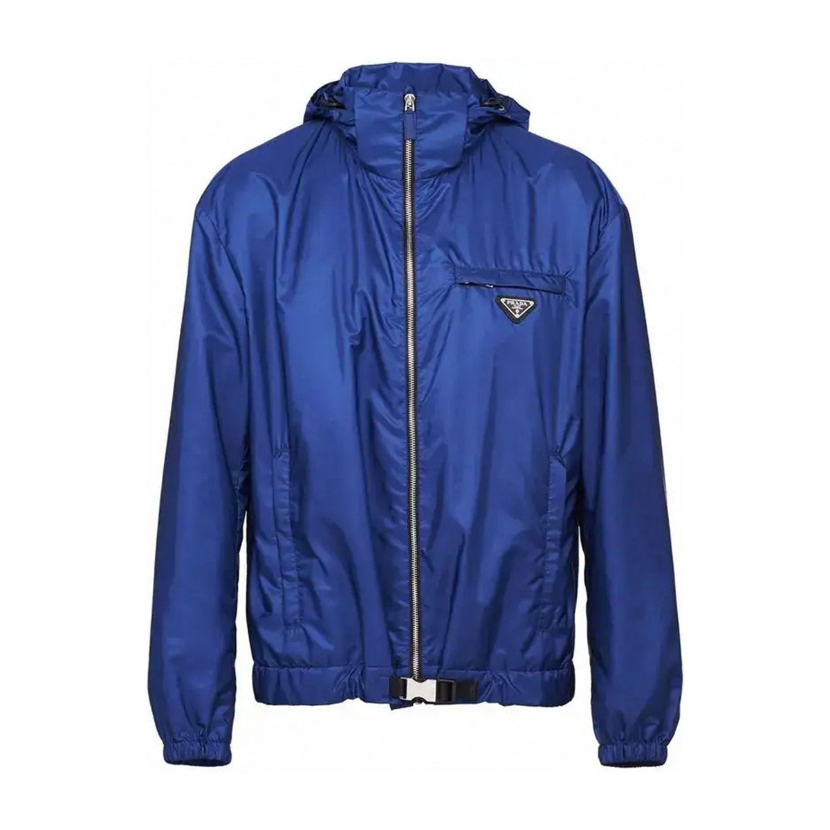 Nylon Hooded Jacket | Royal Blue