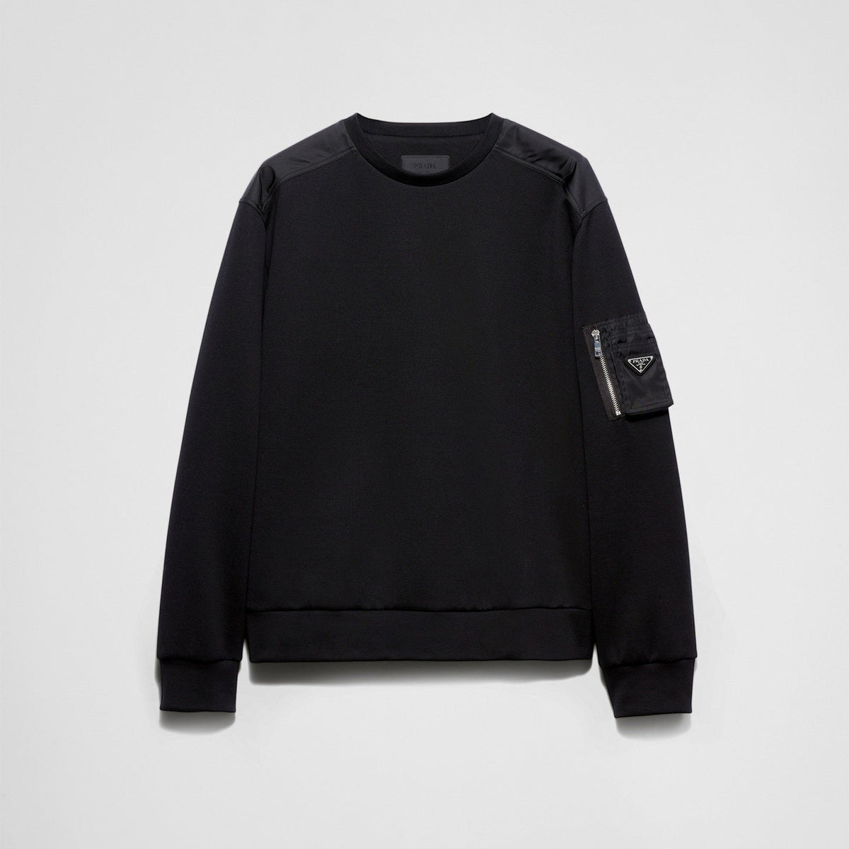 Re-Nylon Hybrid Sweatshirt