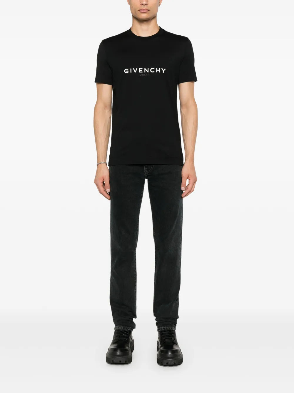 Reverse Logo T-Shirt | Black
