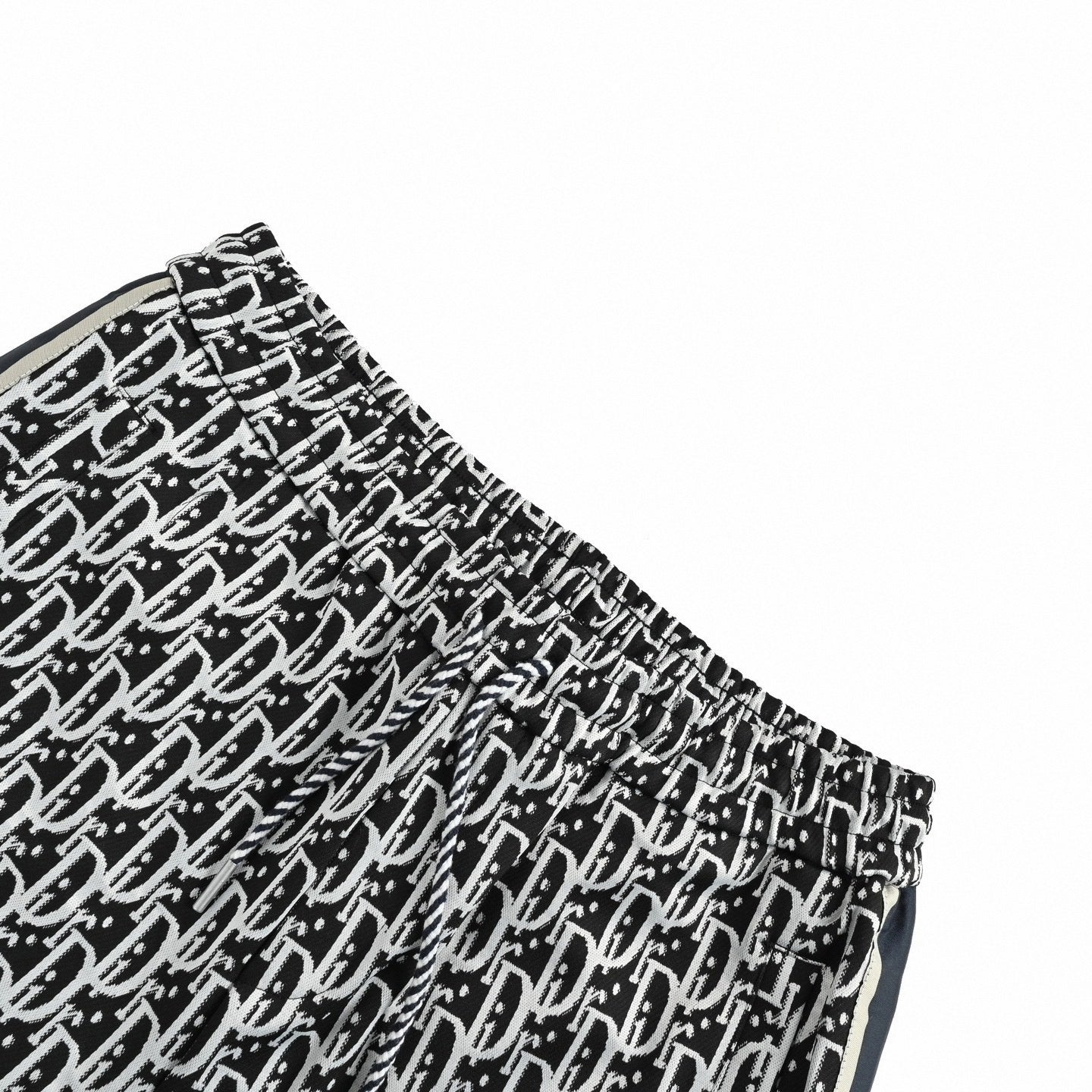 Oblique Jacquard Tracksuit Set | Black & White