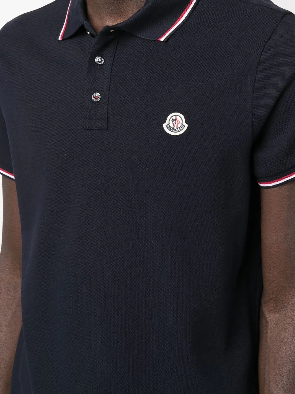 Polo with Tricolor Edges