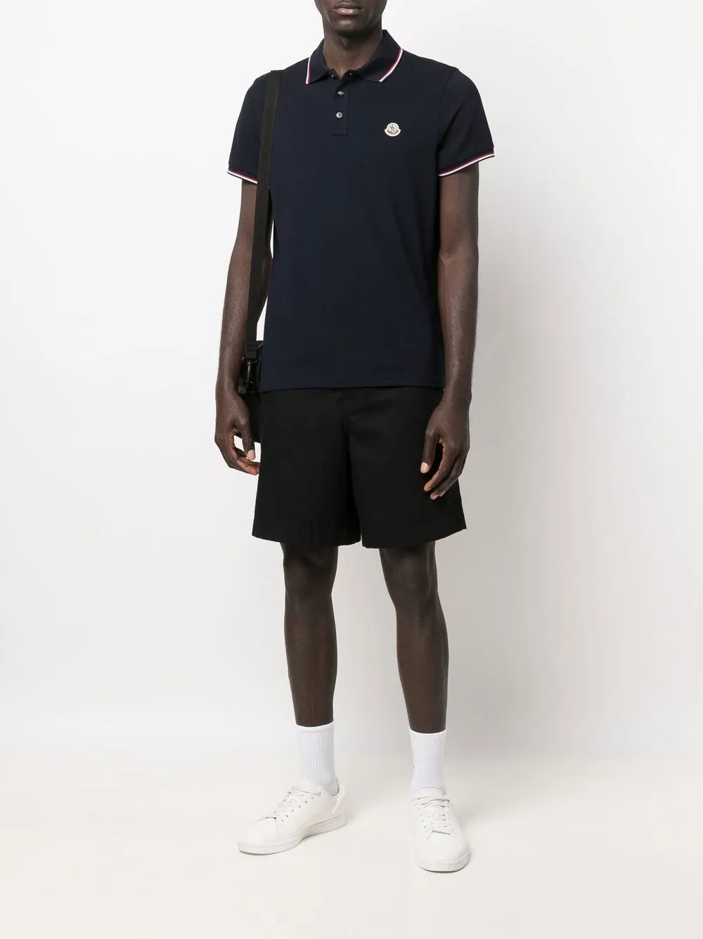 Polo with Tricolor Edges