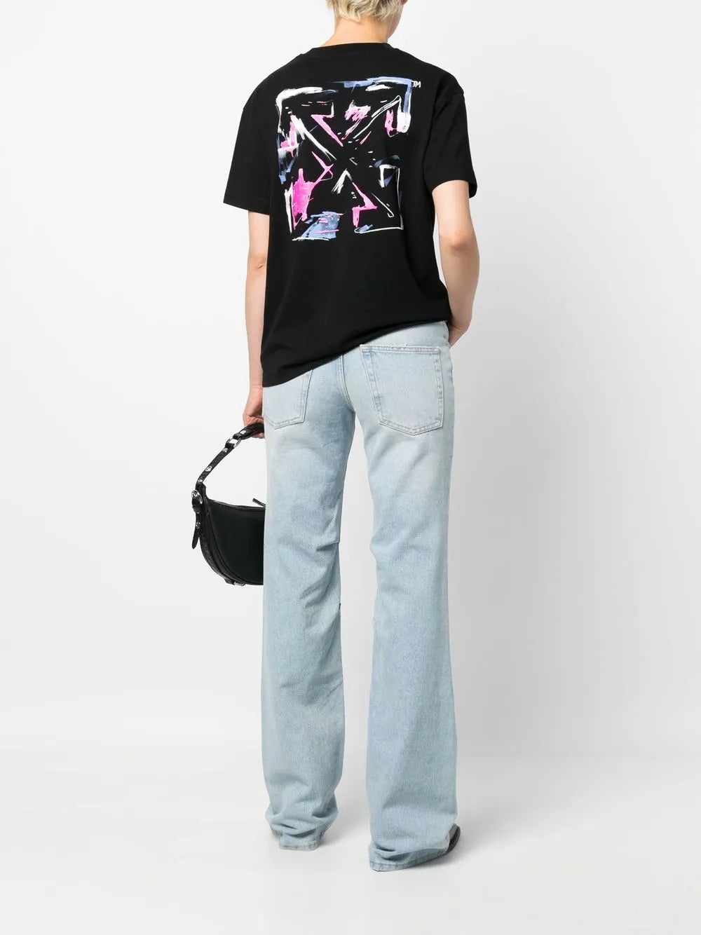 Faded Denim Pants