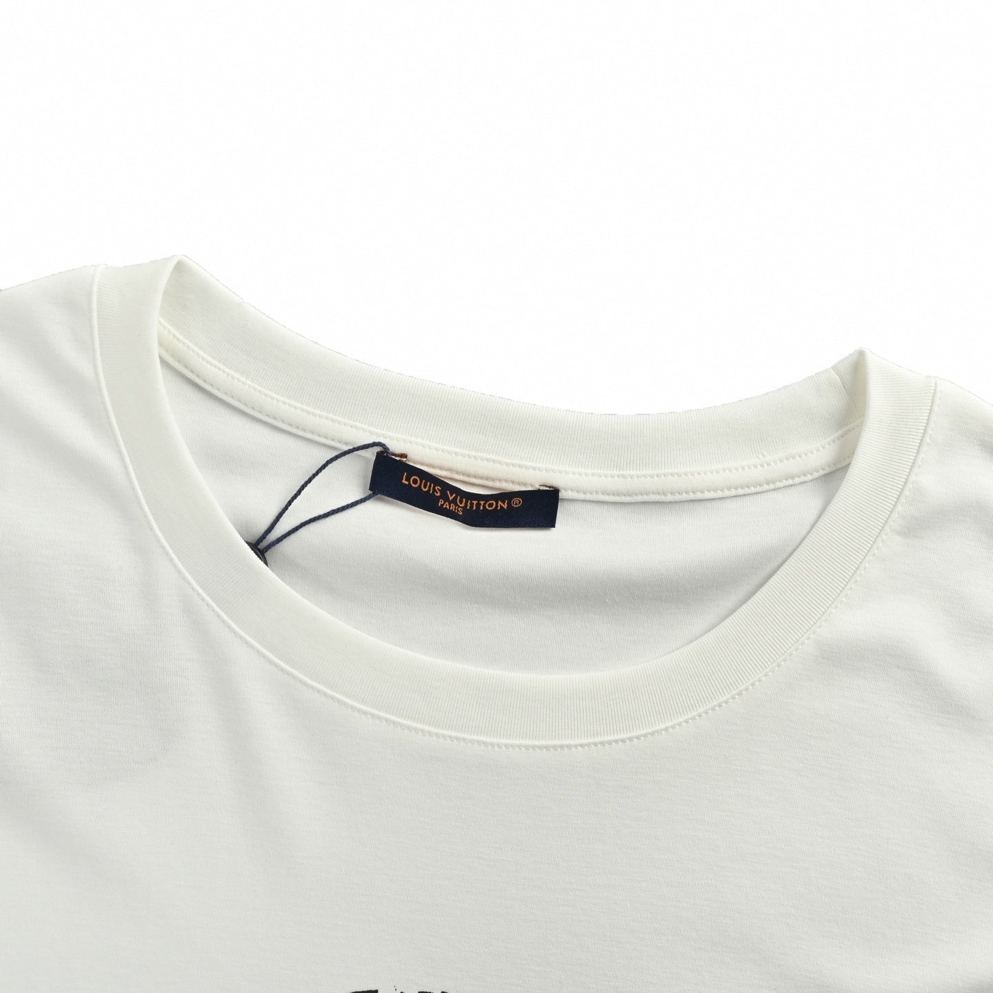 Voyage Stamp Cotton T-Shirt | White