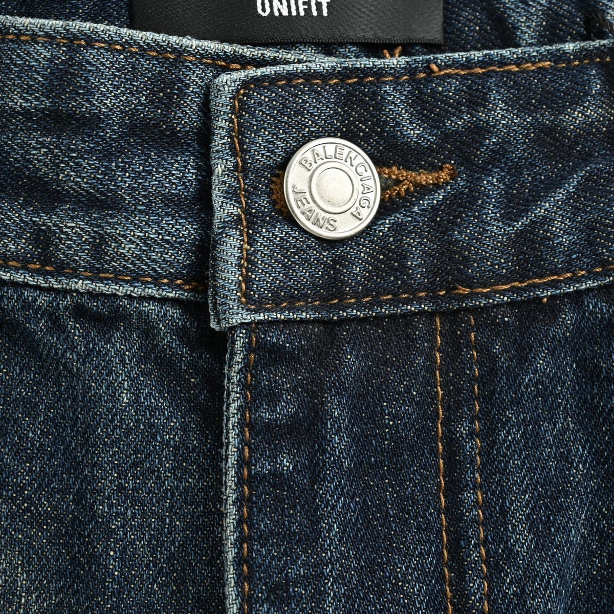 Washed Indigo 'Unifit' Jeans