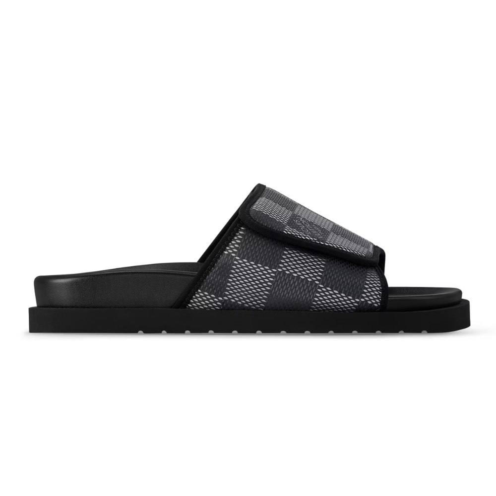 Miami Mule | Black & Navy
