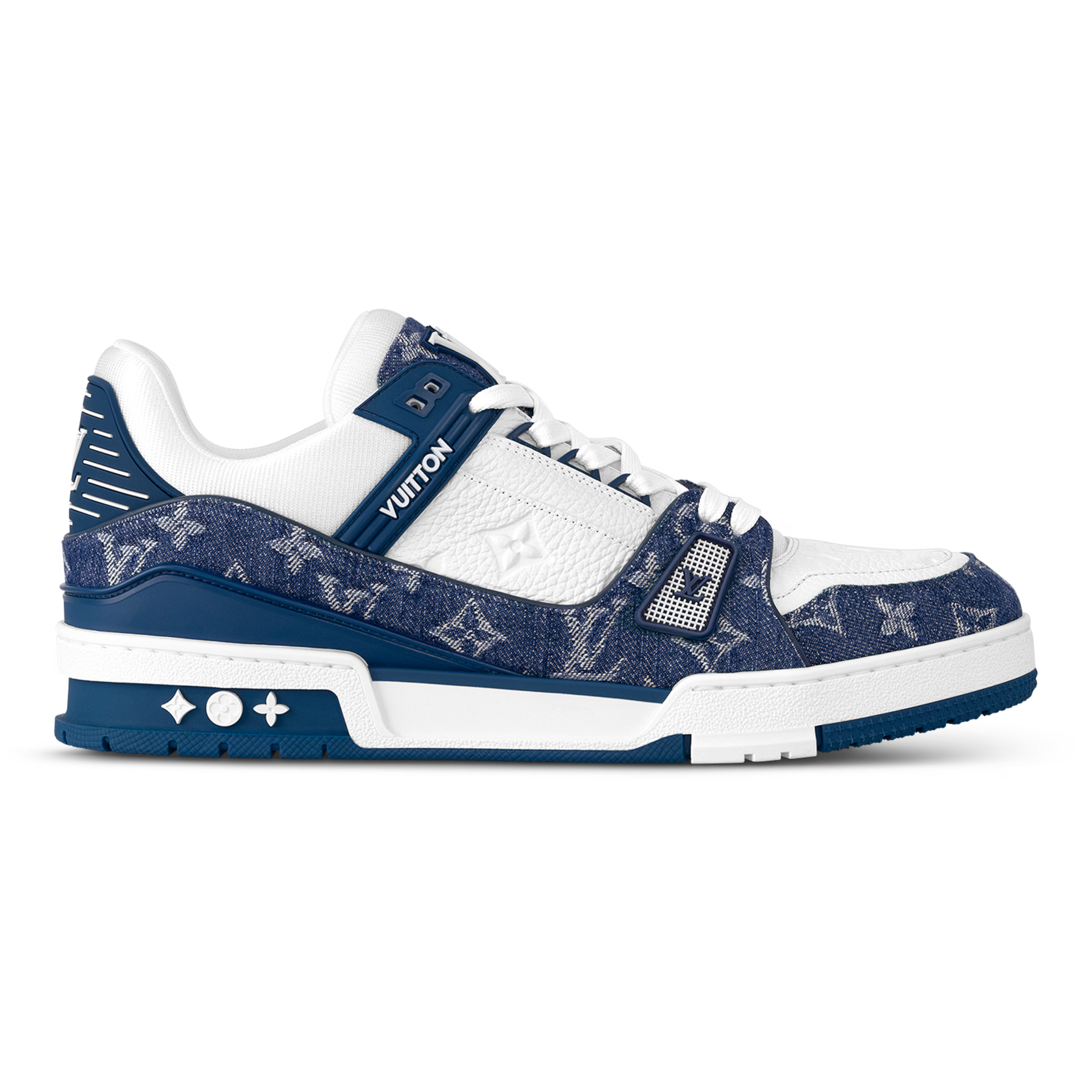 LV Trainer Sneaker | Navy & White
