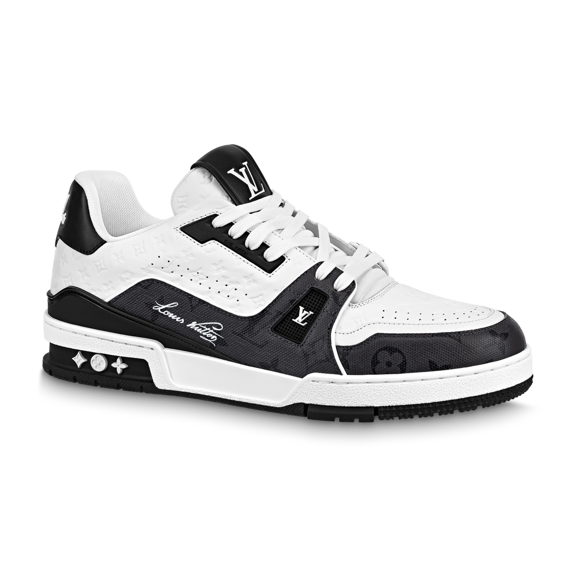 LV Trainer Sneaker | White & Black