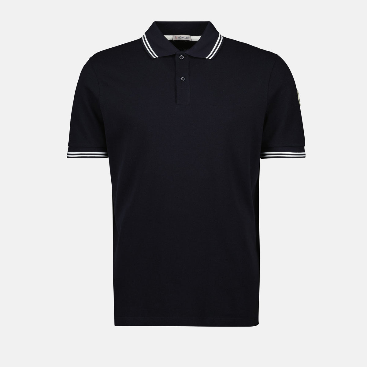Striped Trim Polo