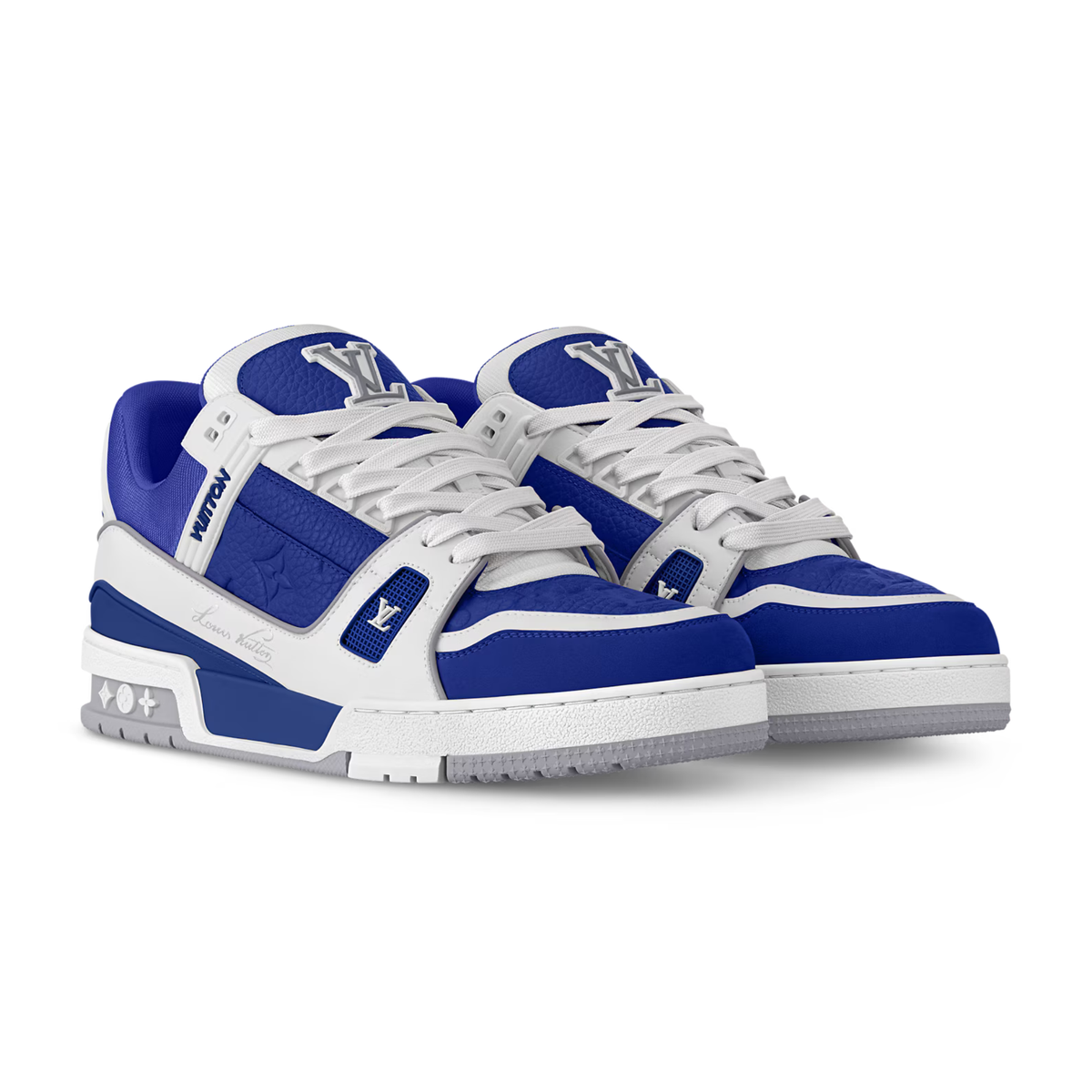 LV Trainer Sneaker | Navy & Cream