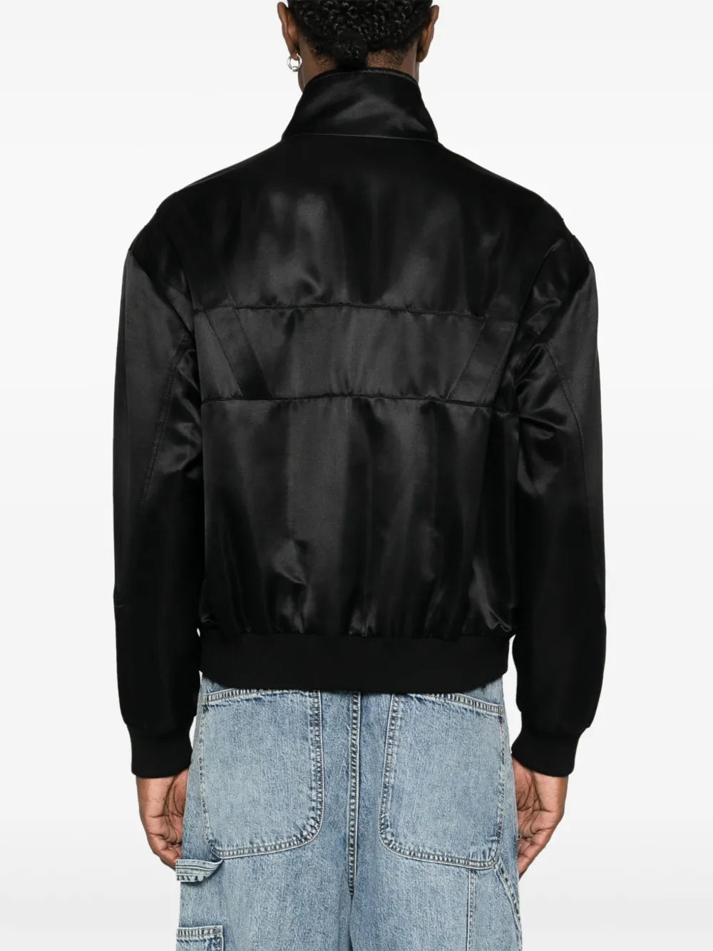 Satin Teddy Bomber