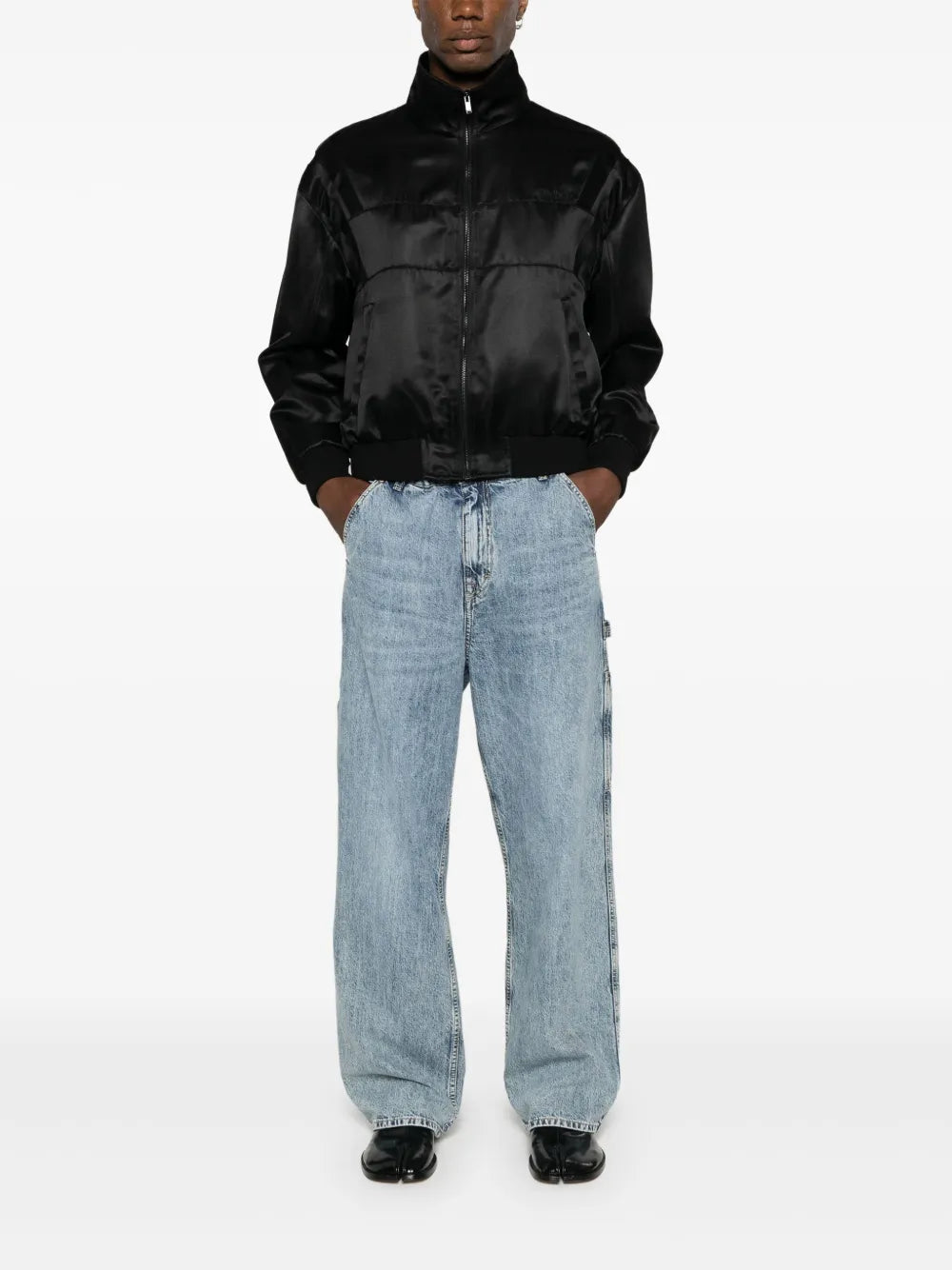 Satin Teddy Bomber