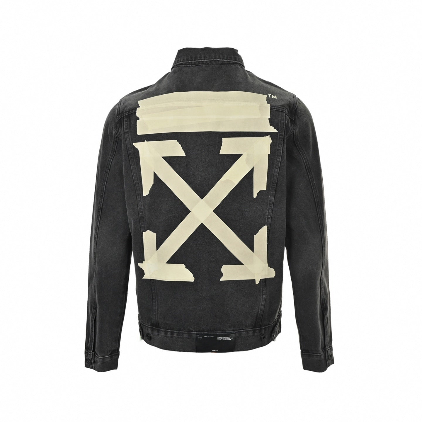 Tape Arrow Denim Jacket | Black