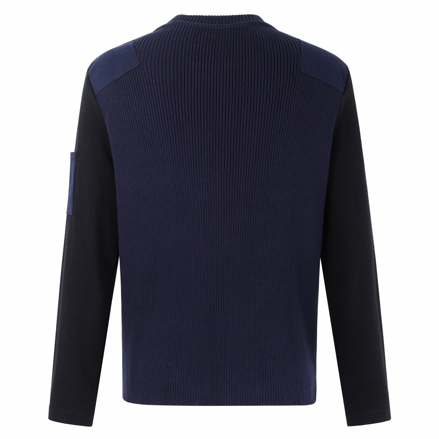 Contrast Panel Utility Sweater