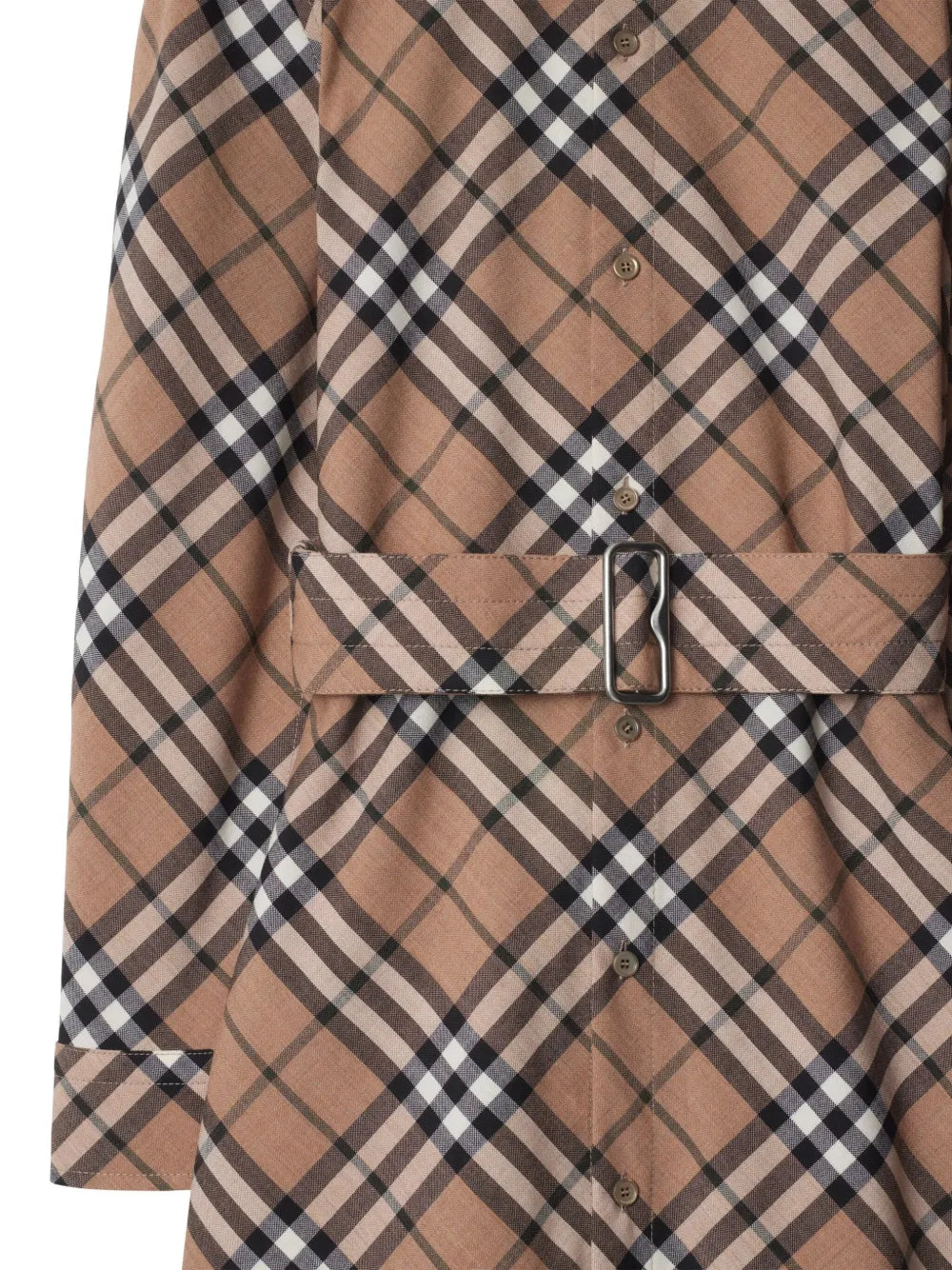 Checked Shirt Dress