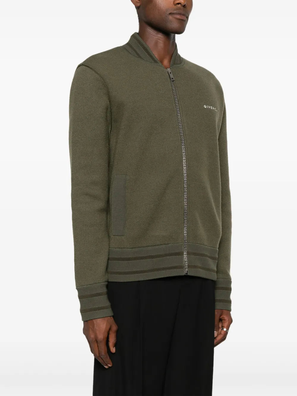 Khaki Varsity Jacket
