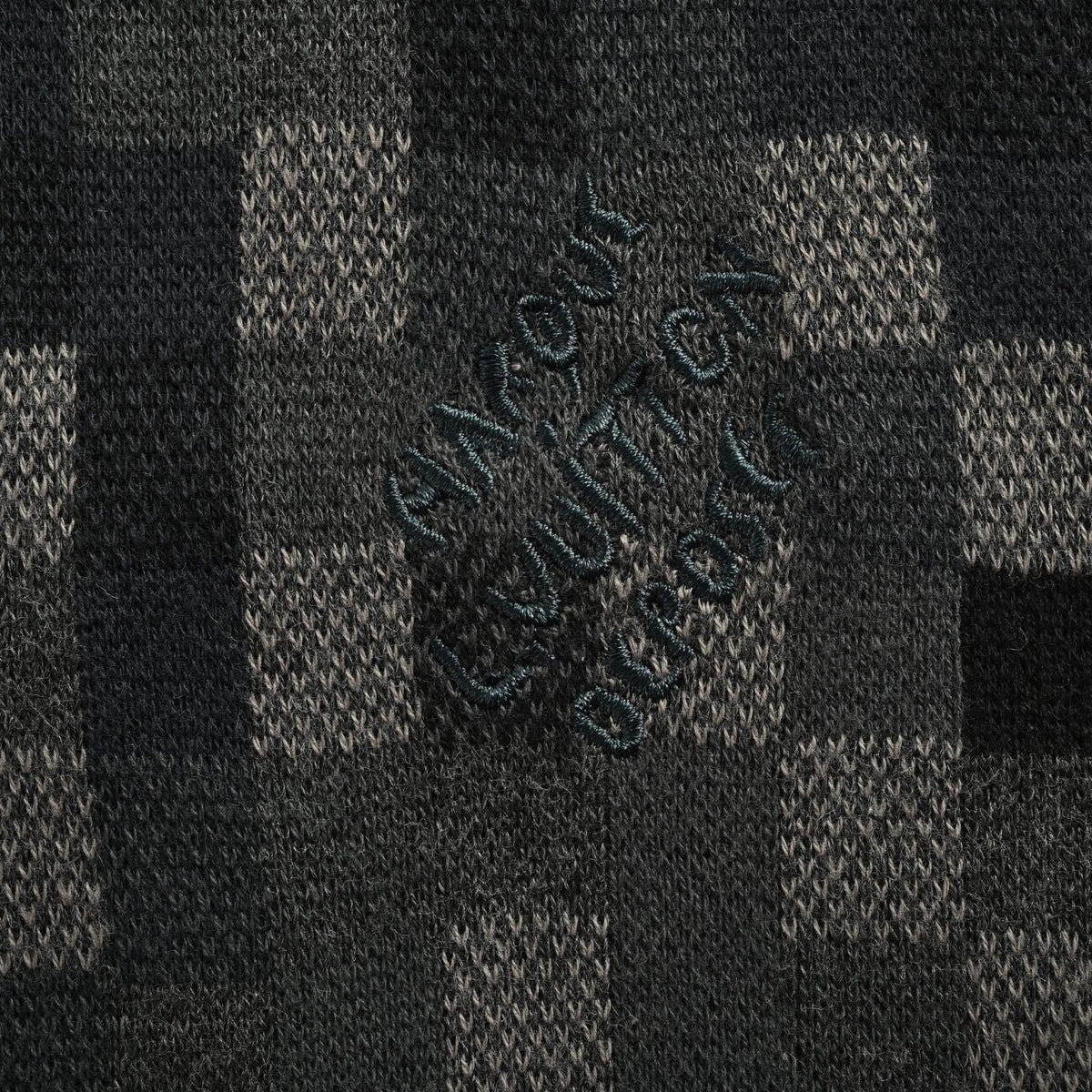 Pixelated Damier Gradient Crewneck