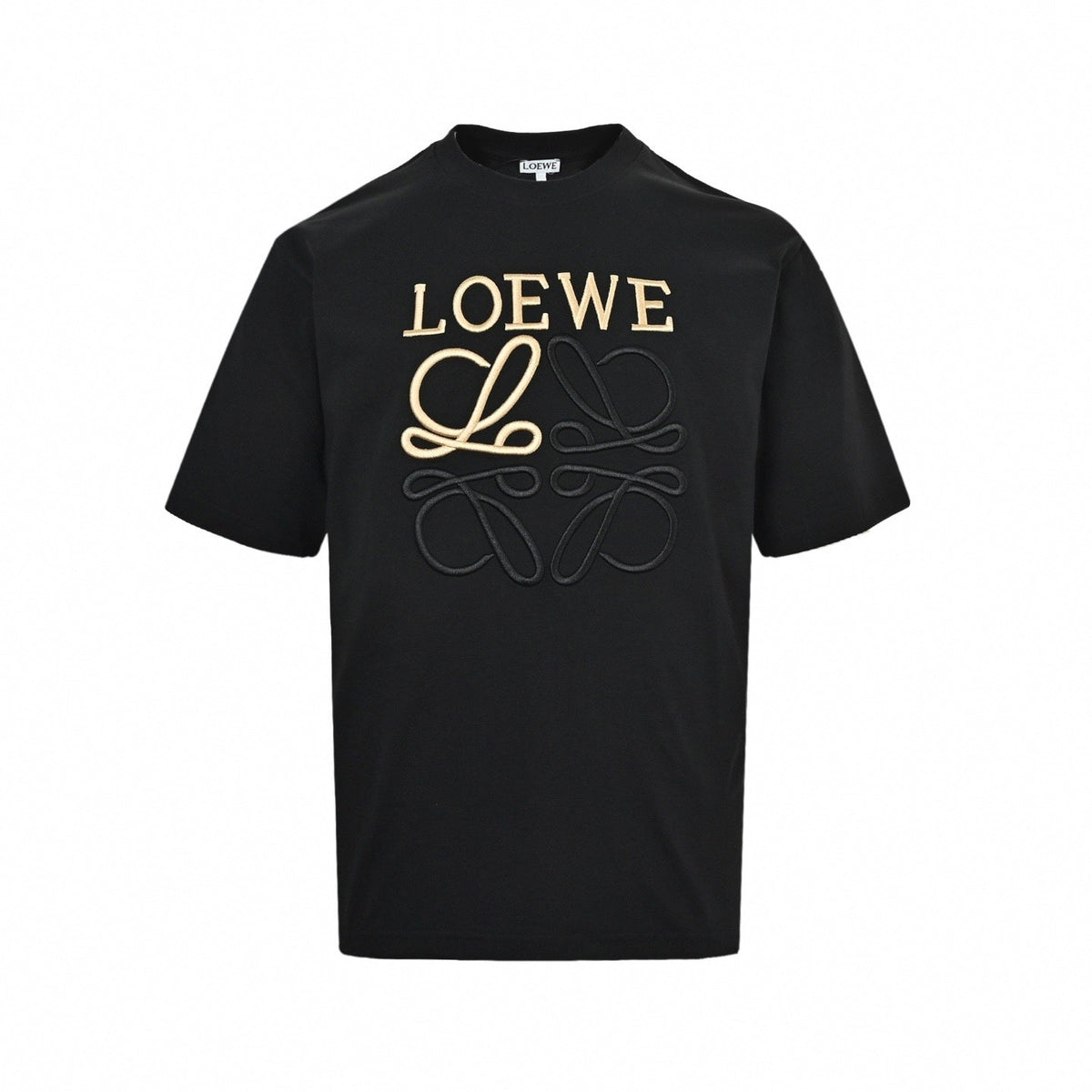 Two-Tone Anagram T-Shirt - Black