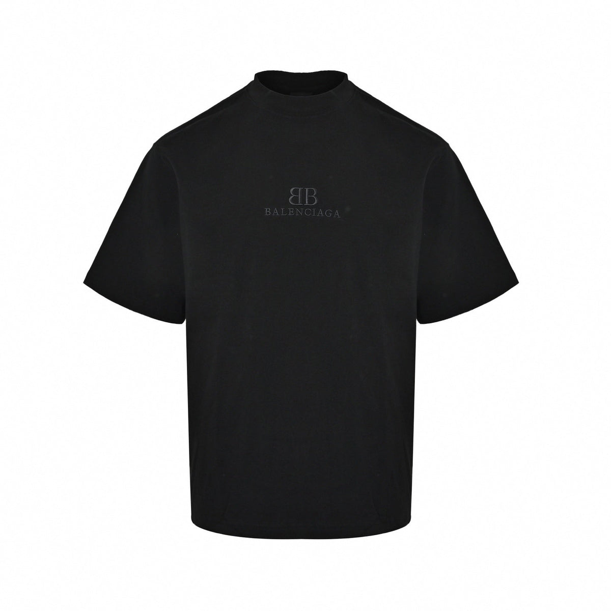 Tonal Embroidered BB Logo T-Shirt | Black