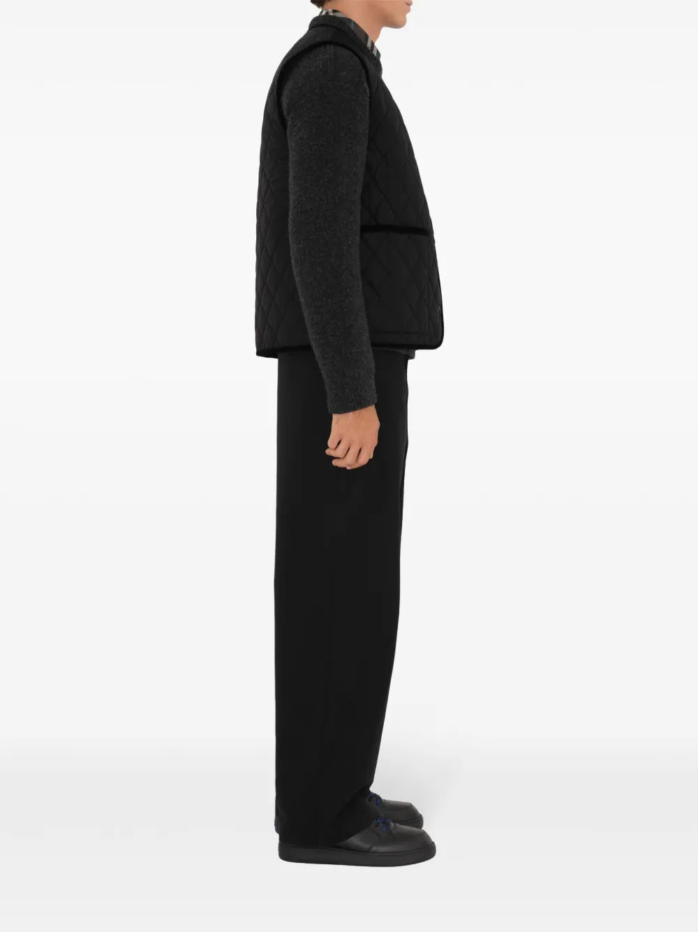 Tiverton Black Sleeveless Jacket