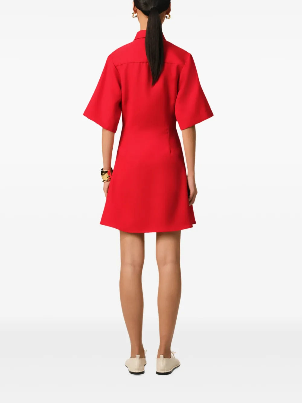 Shirt Dress in Wool
