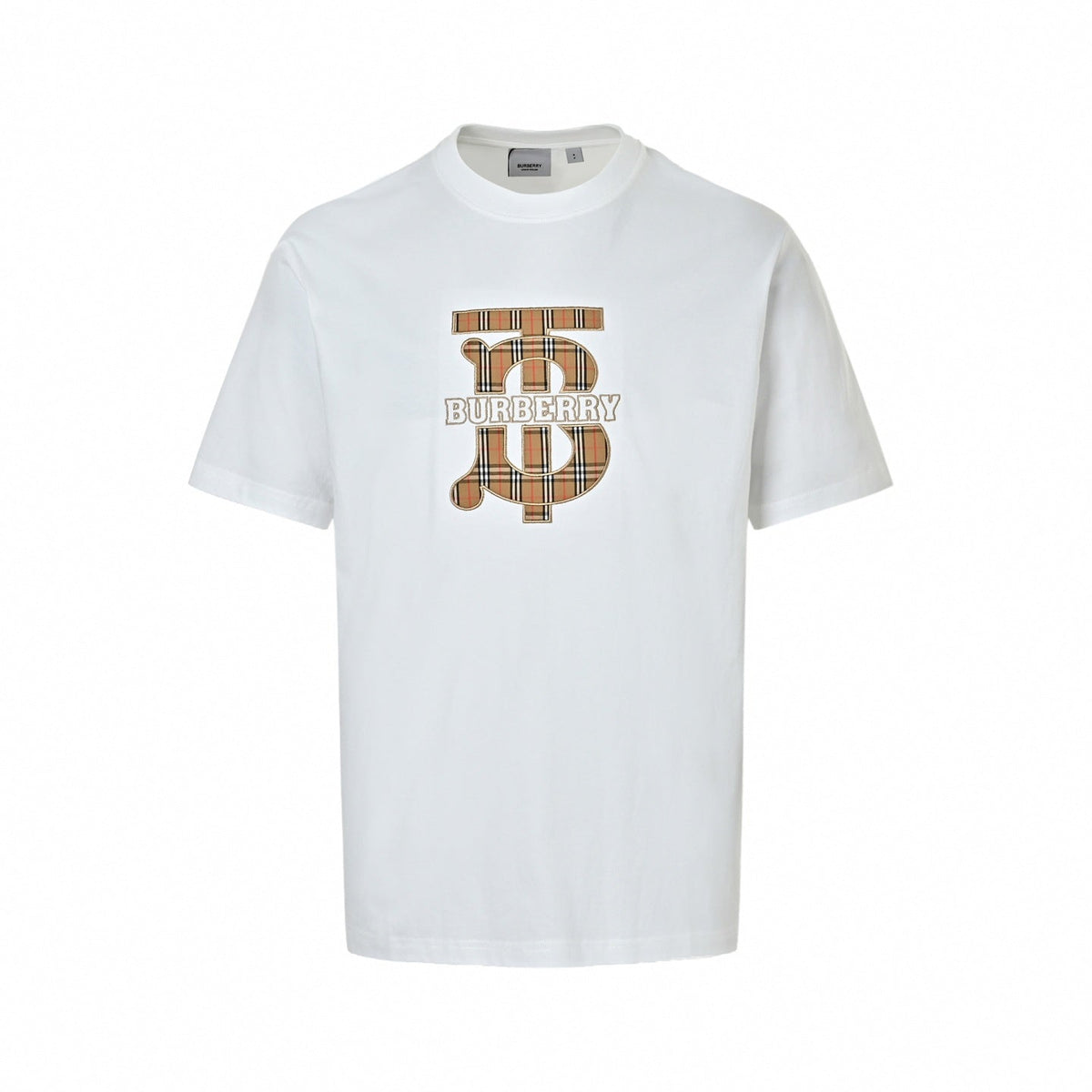 Vintage Check TB Monogram T-Shirt | White
